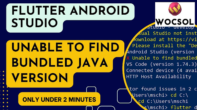 Android Studio Electric Eel Unable to find bundled Java version. issue