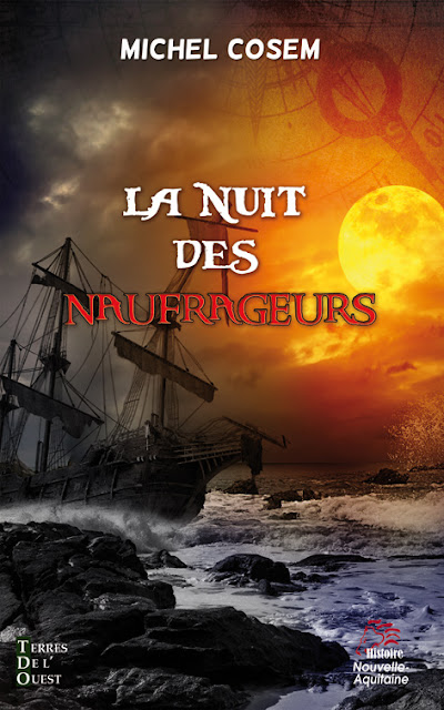 1ère de couverture du roman La nuit des naufrageurs de Michel Cosen