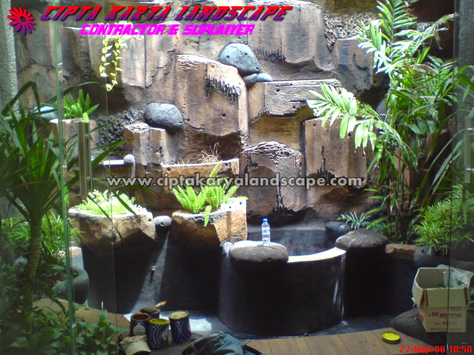 GALERI FOTO TAMAN TEBING AIR TERJUN - Jasa Tukang Taman 