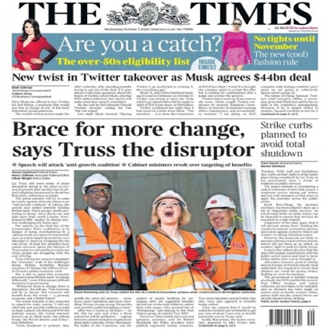 The Times Newspaper Pdf Download 5 October 2022