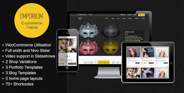 Emporium Responsive WordPress WooCommerce Theme Version 1.8 free