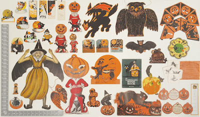 Vintage Halloween collector items available for trade includes Beistle, Dennison, Gibson, Whitney, and more.