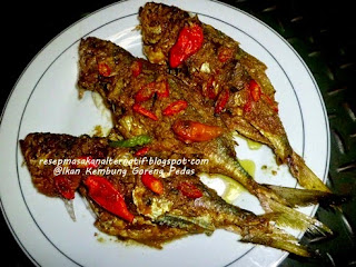 Resep Ikan Kembung Goreng Bumbu Pedas