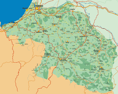 Pays Basque: Pays Basque en carte