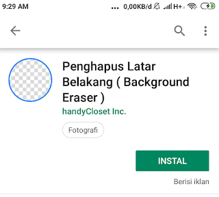 Aplikasi penghapus latar belakang untuk stiker wa