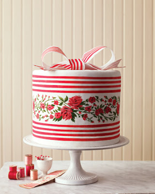 Fabric Inspired Wedding Cakes