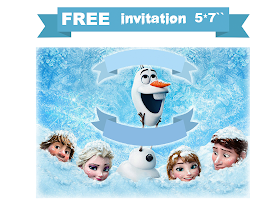 frozen digital cards template free