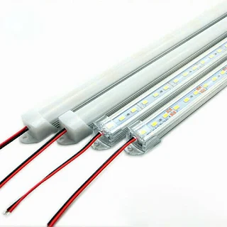 Super bright LED Strip Light Tube Bar Lamp 7.2W U Aluminium Shell Mount PC Cover DIY hown - store