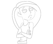 Kim Possible coloring pages SomeBody Free Coloring 