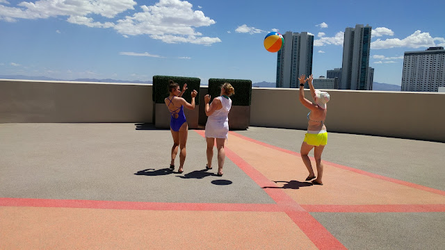 Pool day at the Stratosphere