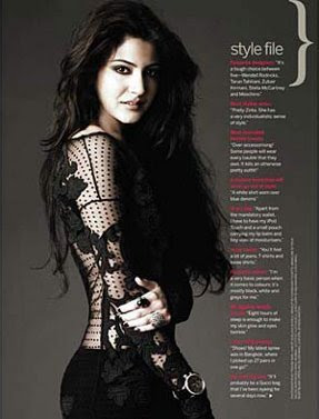 Anushka Sharma on Femina Magazine