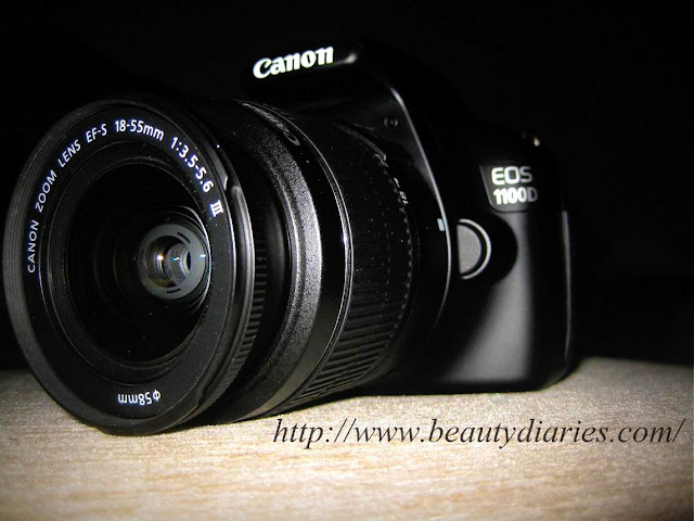 Canon EOS 1100D SLR (Black, with Kit (EF S18-55 III))