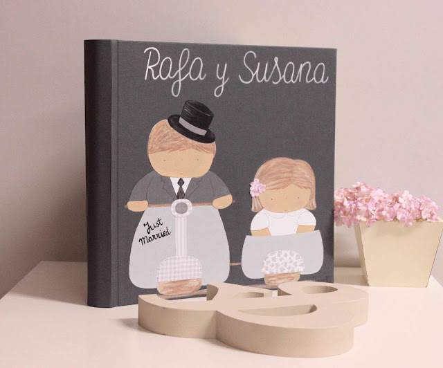 álbumes de fotos personalizados novios 