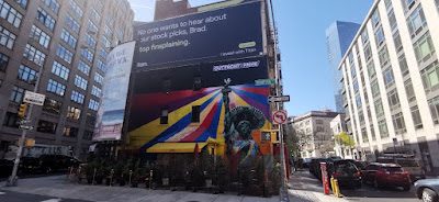 Nueva York, grafito de Kobra en el Soho, Colors os Liberty.