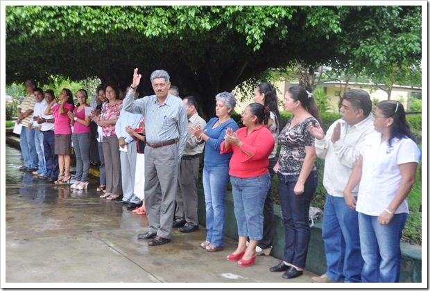 Ceremonia por inicio de cilco escolar CBTA 148