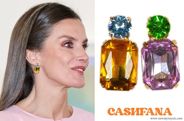 Queen Letizia wore CASHFANA Babidi Earrings