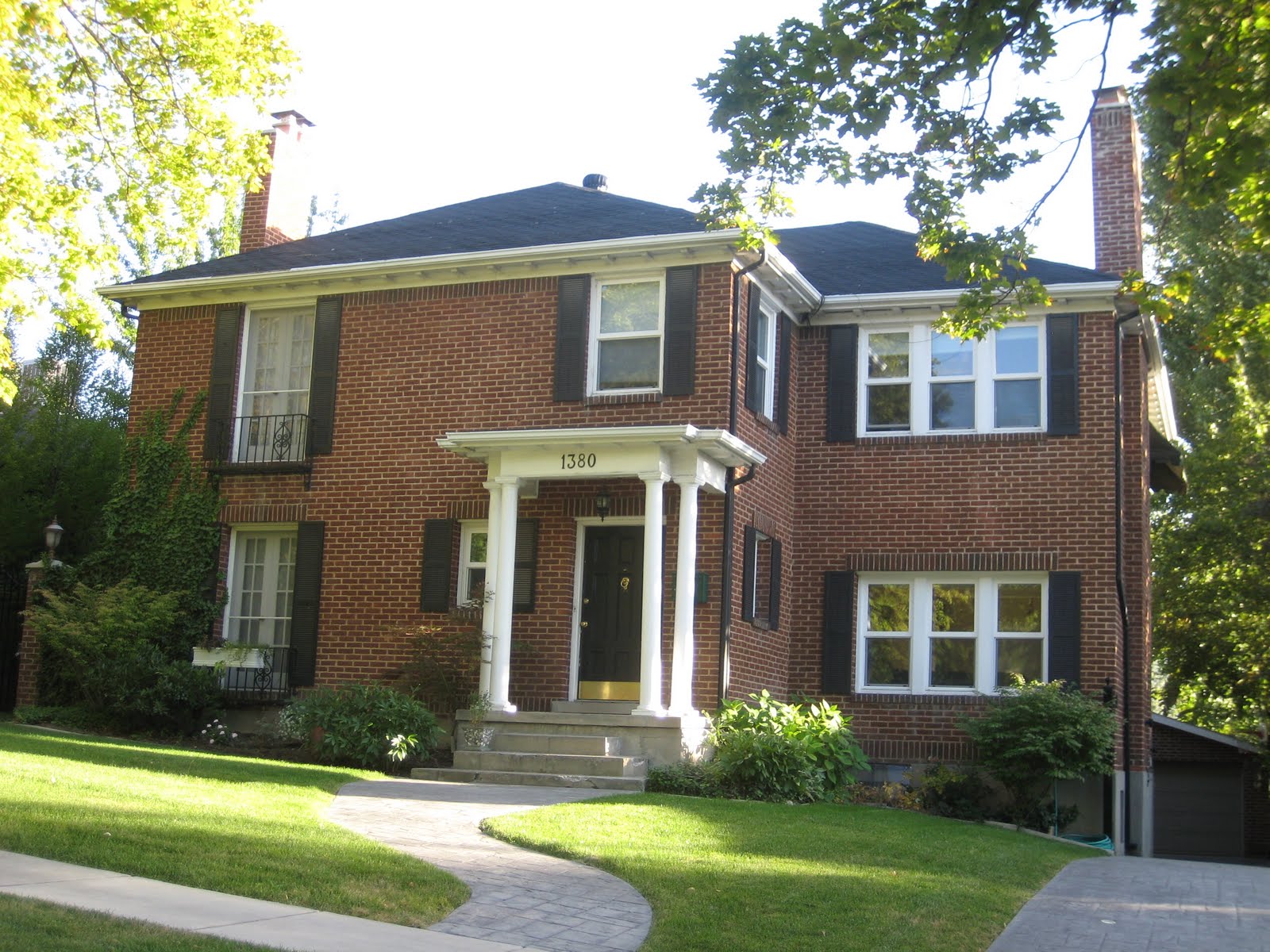 Very Fine House SLC style more brick houses 