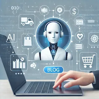 ai가격 비교 기술을 ai가 쇼핑하는데 도움을 주는 모습