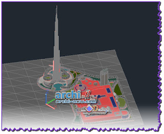 download-autocad-cad-dwg-file-burj-khalifa-shopping-mall-dubaiin-3d