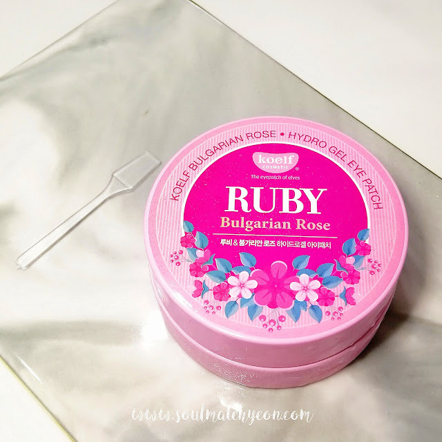 Review; Petitfee's Koelf Ruby and Bulgarian Rose Hydro Gel Eye Patch