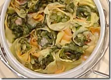 Rosette con zucca, rigatino e lattuga