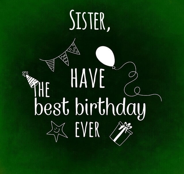 Happy Birthday wishes for Sister celebration image