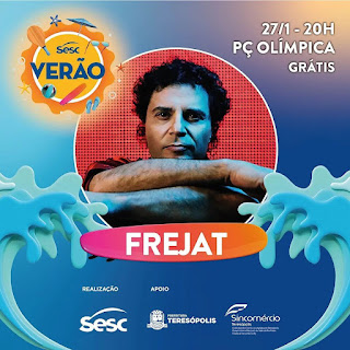 Dia 27-01 Frejat no Sesc Verão em Teresópolis