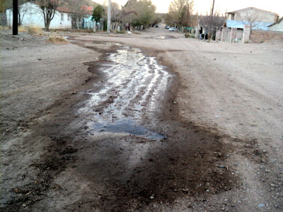 Rotura de caño en el Bº Norte.-