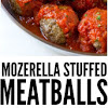 MOZZARELLA STUFFED MEATBALLS