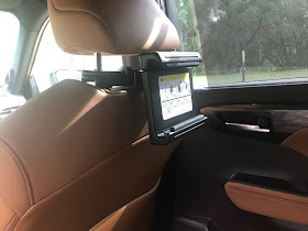 iPad holder in 2020 Toyota Highlander Hybrid Platinum AWD