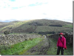 Wansfell Pike--hiking up