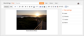 Blogger's New Post Editor