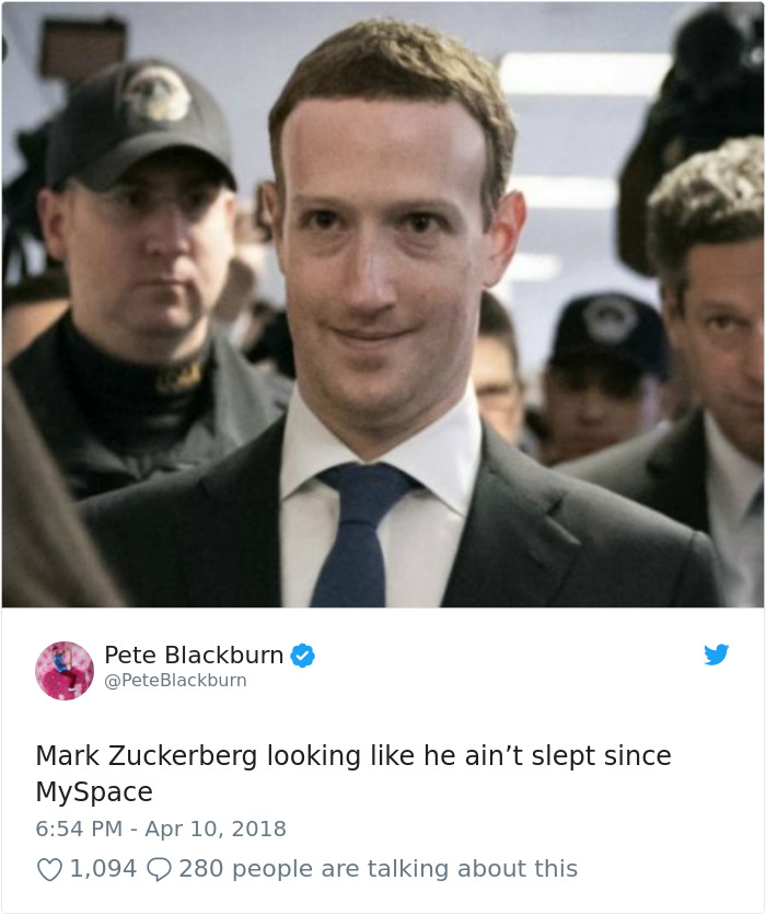 30 Hilarious Tweets Show The World's Reaction To Mark Zuckerberg's Testimony