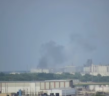 An explosion at a processing plant in Illinois leaves 8 people injured