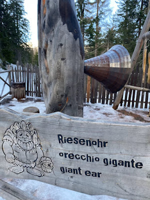 Passeggiata sulla neve parco Gigante Baranci