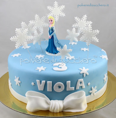 cake design pasta di zucchero elsa frozen decorazione modecor cake art polvere di zucchero