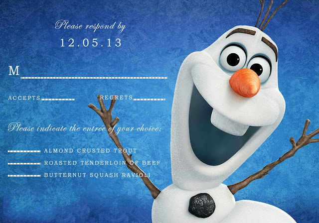 RSVP for winter wedding