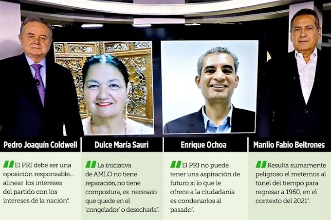 Reforma de AMLO es retrógrada: Ex dirigentes del PRI