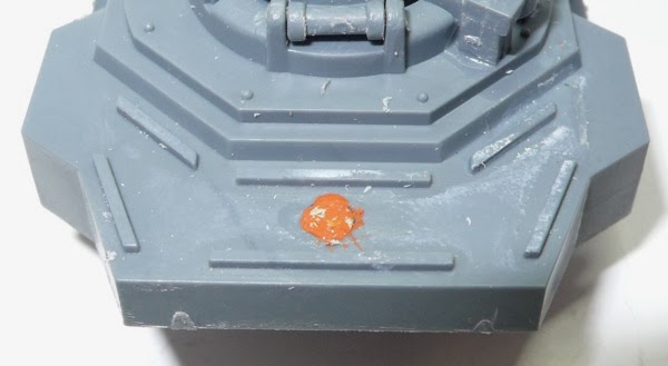 Rear of the turret