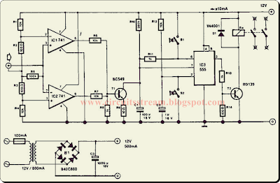 Build a Audio Controlled Mains Switch Circuit Diagram