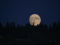 The last Super Blue Moon until 2037 rises tonight. 