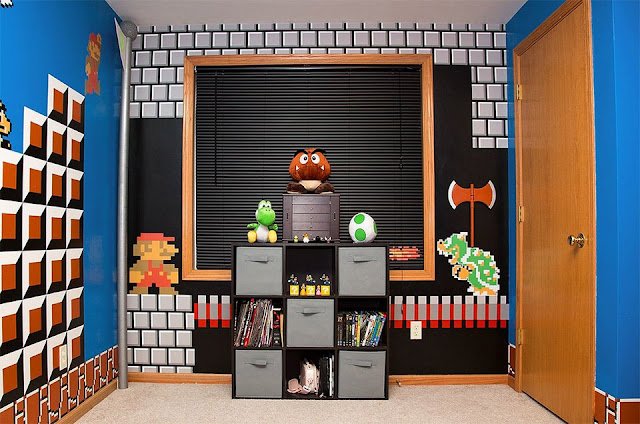 Super Mario Bedroom Decor