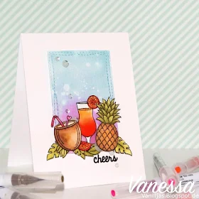 Sunny Studio Stamps: Tropical Paradise Card by Vanessa
