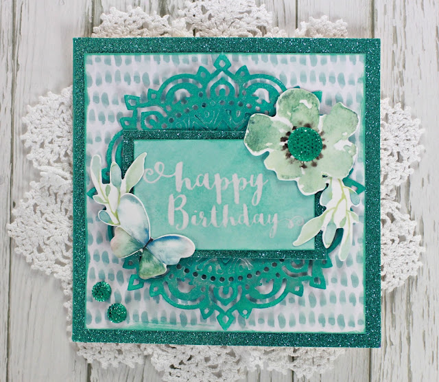 Kaisercraft Wildflower Card by Alicia McNamara