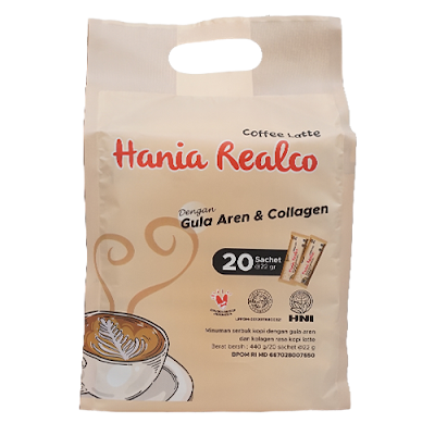 Hania Realco Coffee Latte 20 Sachet HNI HPAI