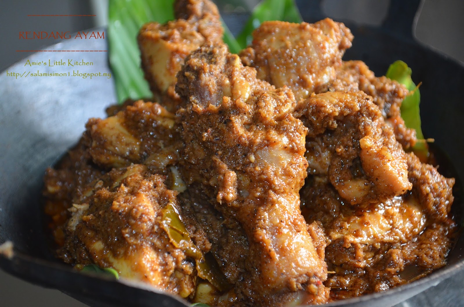 Resepi Daging Rendang Minang - Contoh Si