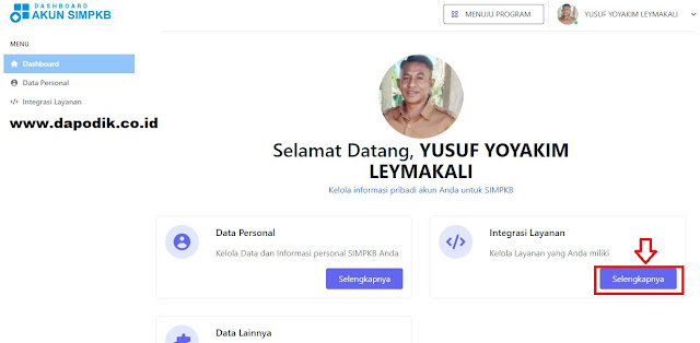 Cara Menautkan Akun belajar.id dengan SIMPKB Terbaru