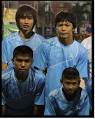 จากซ้ายด้านบน    พู่กัน, โอเล่, โจ้, กอล์ฟ