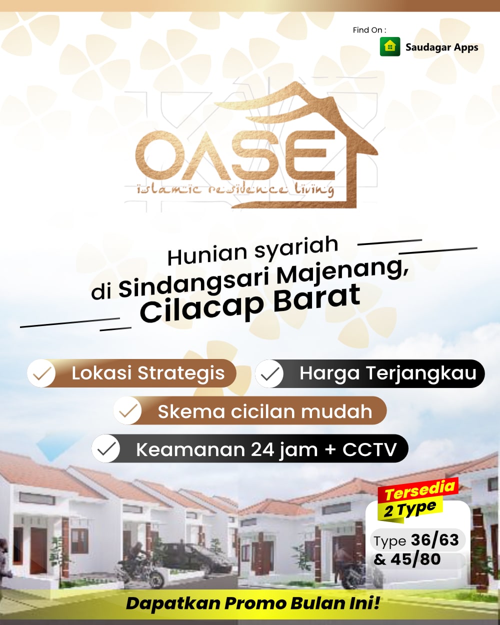 Oase Residence Majenang. Hunian syariah di Sindangsari Majenang, Cilacap Barat