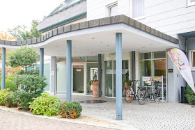 Eingang von außen Linderhotel Binshof, Speyer